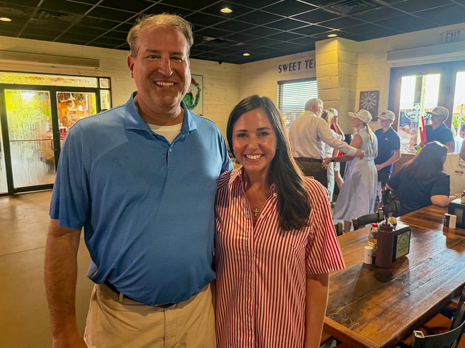 Senator Katie Britt and State Rep. Rhett Marques