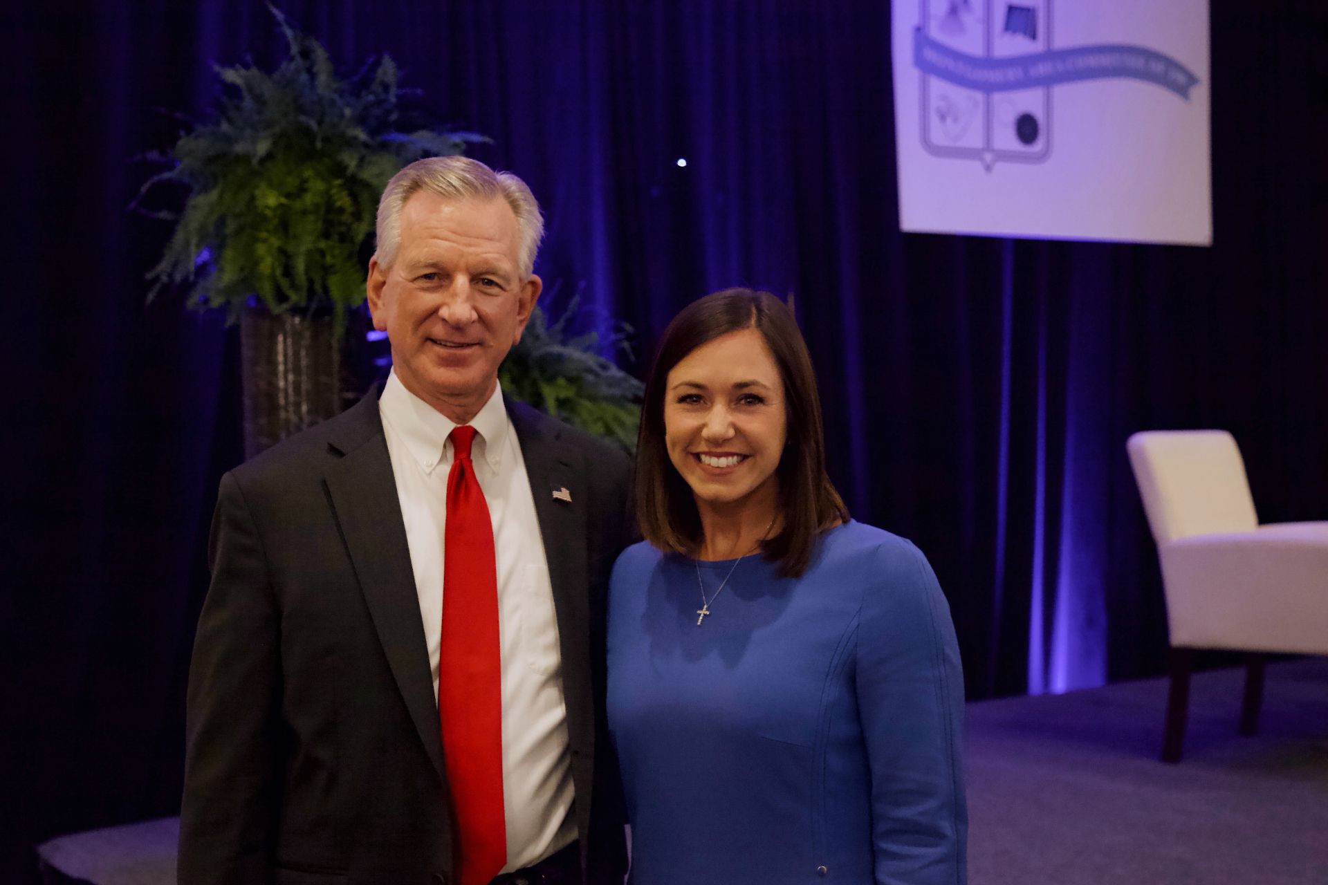 Senator Katie Britt and Tommy Tuberville