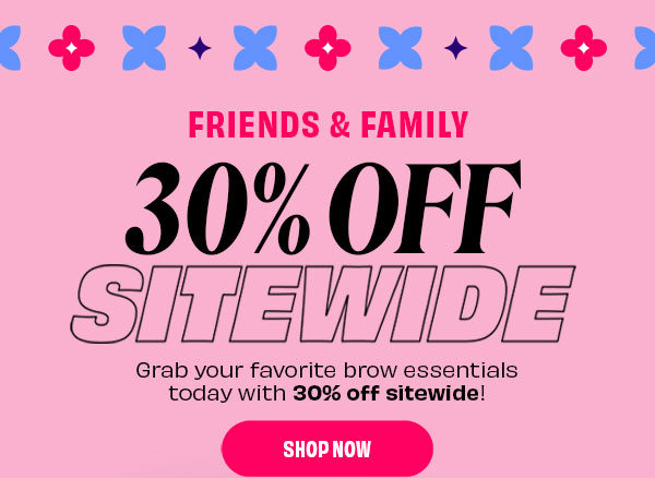 Use code FRIENDS30 for 30% off sitewide
