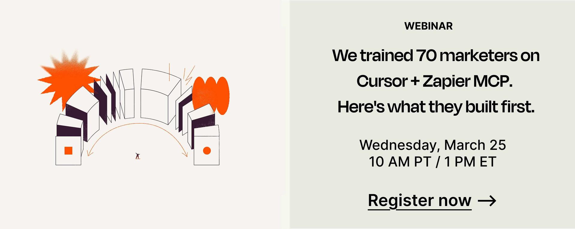 Cursor + Zapier MCP webinar