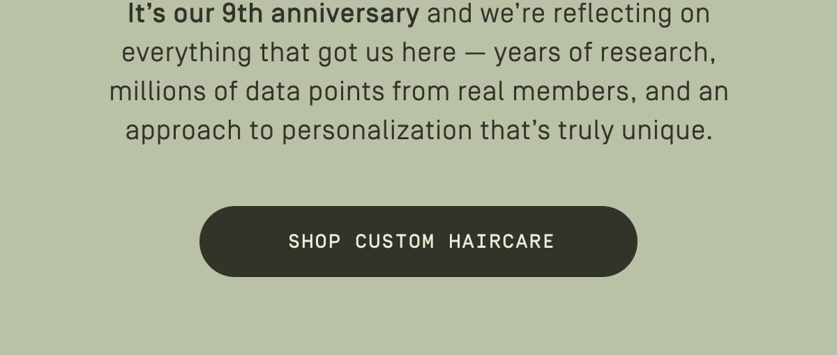 SHOP CUSTOM HAIRCARE
