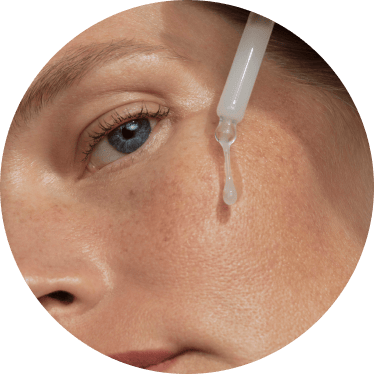 Skin care serum application