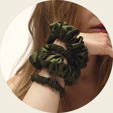 Satin Scrunchie Set