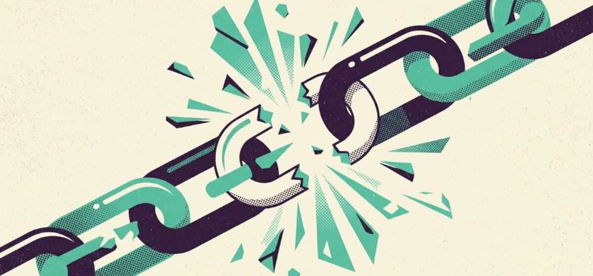 a breaking chain