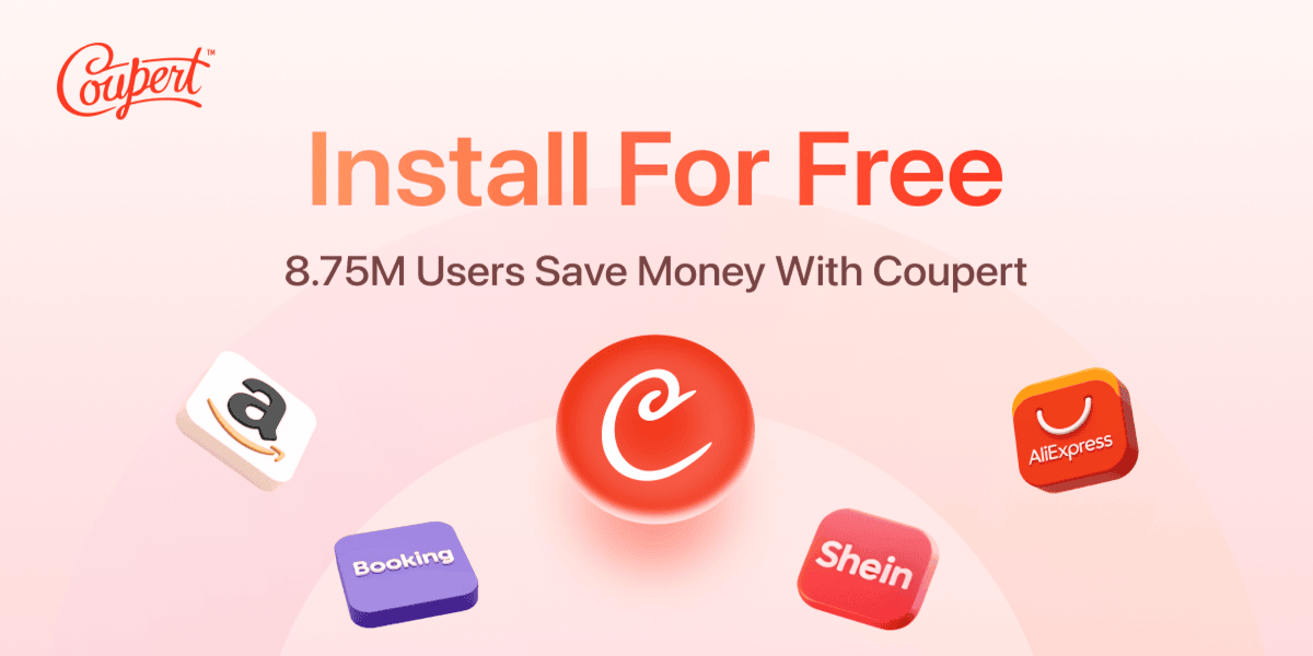 Coupert. Install for free. 8.75M users save money with Coupert.