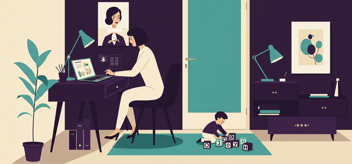 a working mom at home