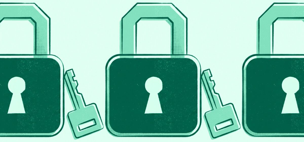 a trio of locks and keys