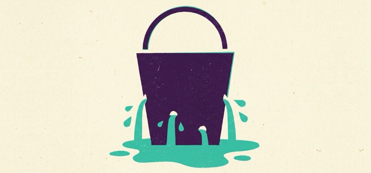 a leaky bucket