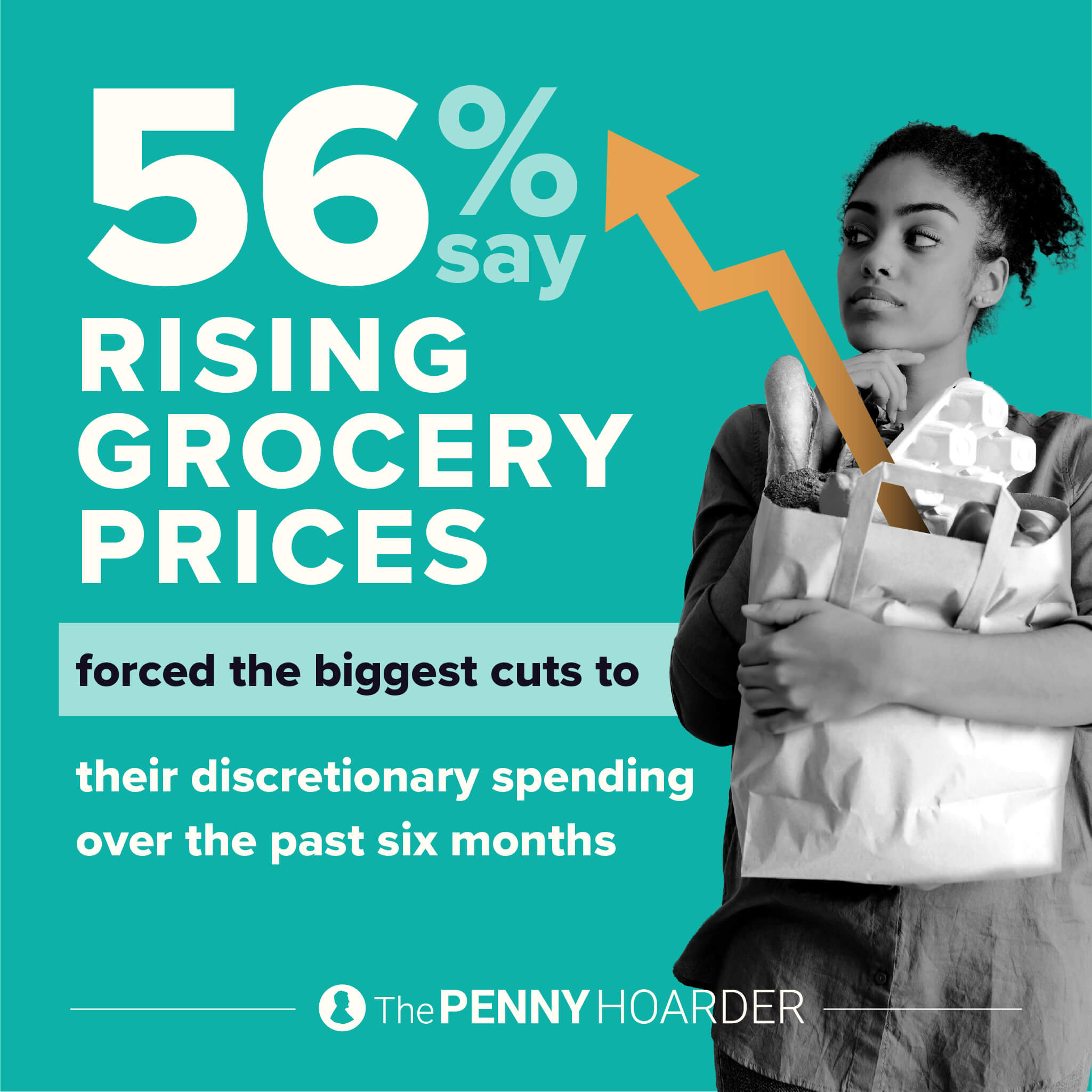 an infographic about the impact of rising grocery prices