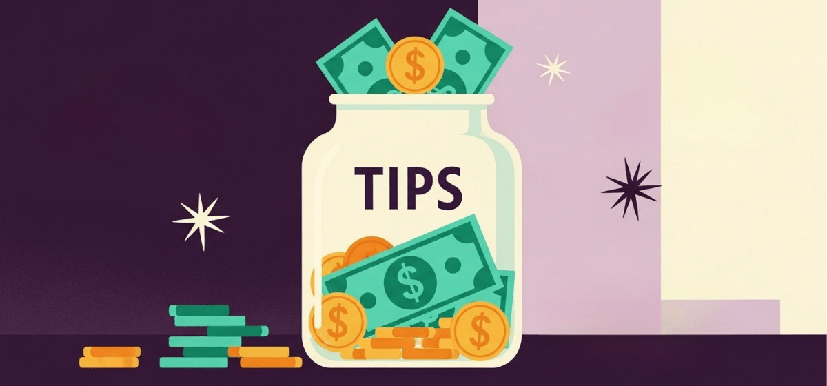 a tip jar