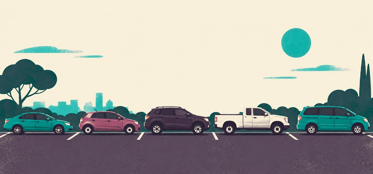 a row of cars