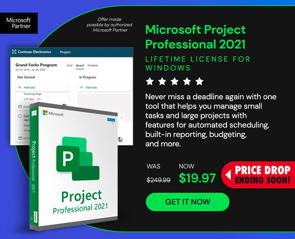 Microsoft Project Professional 2021 for Windows