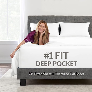 Extra Deep Pocket Twin XL Bed-Sheets
