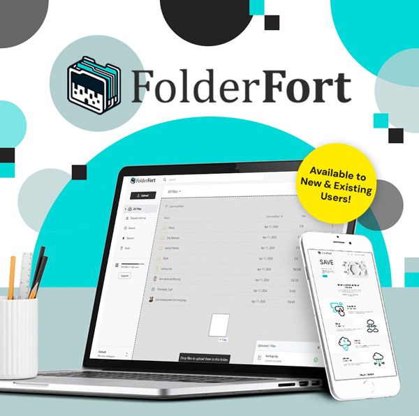 FolderFort 2TB Cloud Storage Pro Plan: Lifetime Subscription