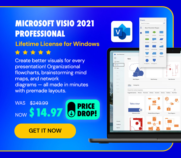 Microsoft Visio 2021 Professional: Lifetime License for Windows