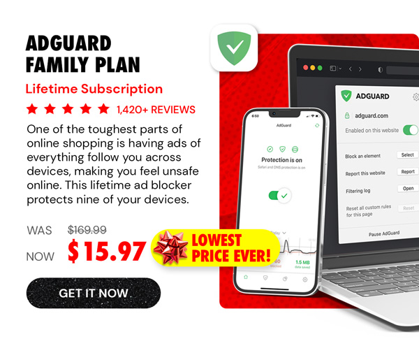 AdGuard Family Plan: Lifetime Subscription