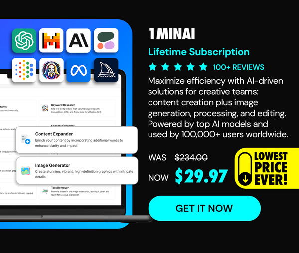1minAI: Lifetime Subscription