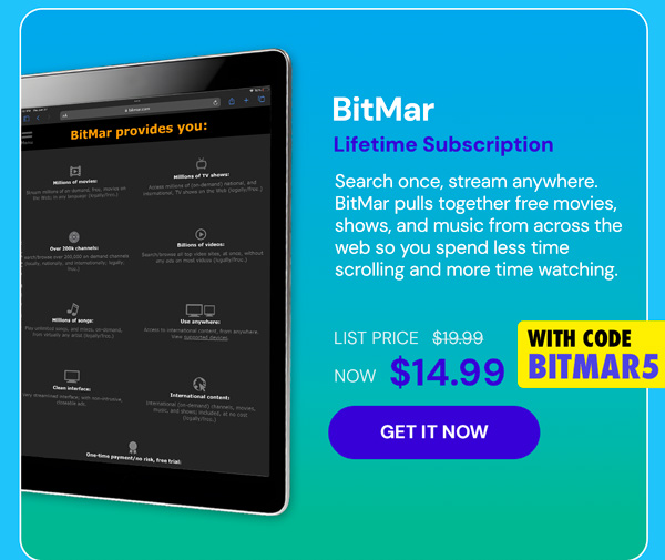 BitMar All-in-One Streaming Platform: Lifetime Subscription