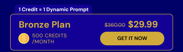 Prompting Systems: Lifetime Subscription (Bronze Plan)