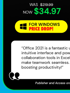 Microsoft Office Professional 2021 for Windows: Lifetime License (Non Binding)