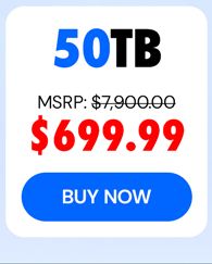 Internxt Cloud Storage Lifetime Subscription: 50TB Plan