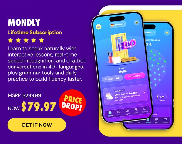 Mondly: Lifetime Subscription (All Languages)