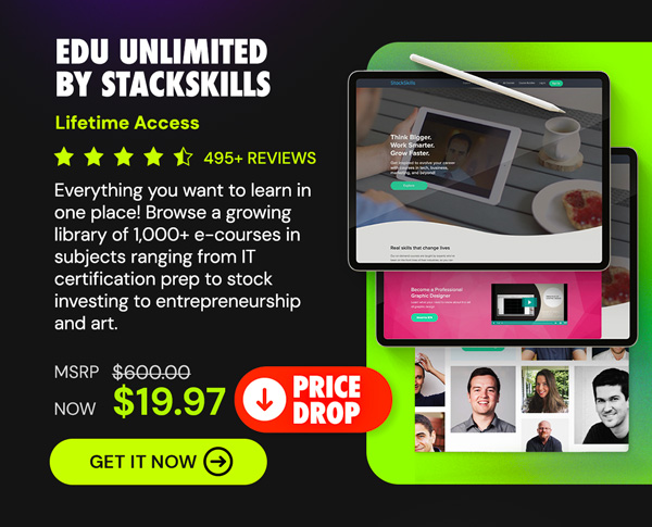 EDU Unlimited by StackSkills: Lifetime Access