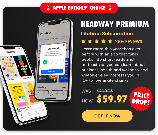 Headway Premium: Lifetime Subscription