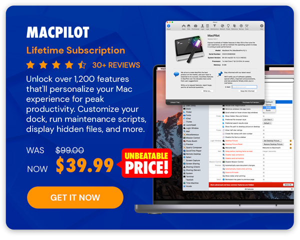 MacPilot Lifetime License