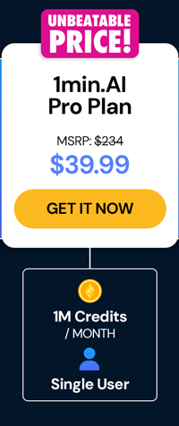 1minAI: Lifetime Subscription