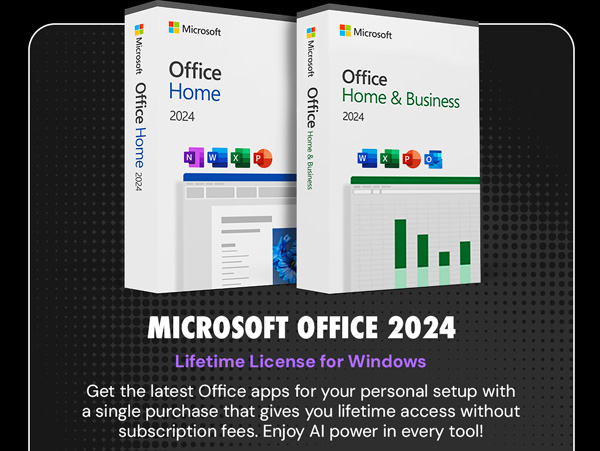 Microsoft Office 2024 for Mac or PC: One-Time Purchase