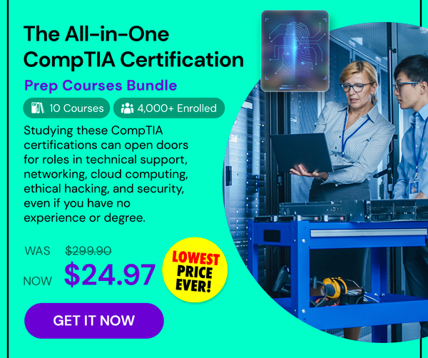 The 2024 All-in-One CompTIA Certification Prep Courses Bundle