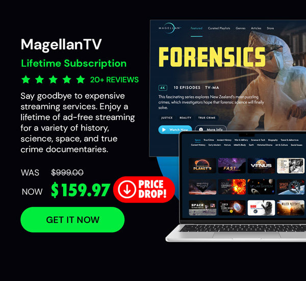 MagellanTV Documentary Streaming Service: Lifetime Subscription