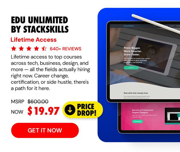 EDU Unlimited by StackSkills: Lifetime Access