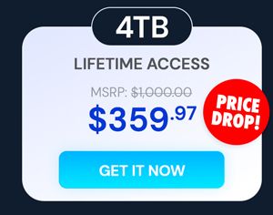 FileLu Cloud Storage Premium Plan: Lifetime Subscription (1TB-8TB)