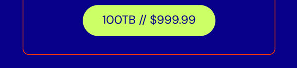 Internxt Cloud Storage Lifetime Subscription: 100TB Plan