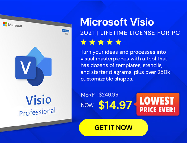 Microsoft Visio 2021 Professional: Lifetime License for Windows