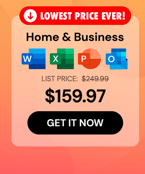Microsoft Office 2024 Home & Business for Mac or PC Lifetime License