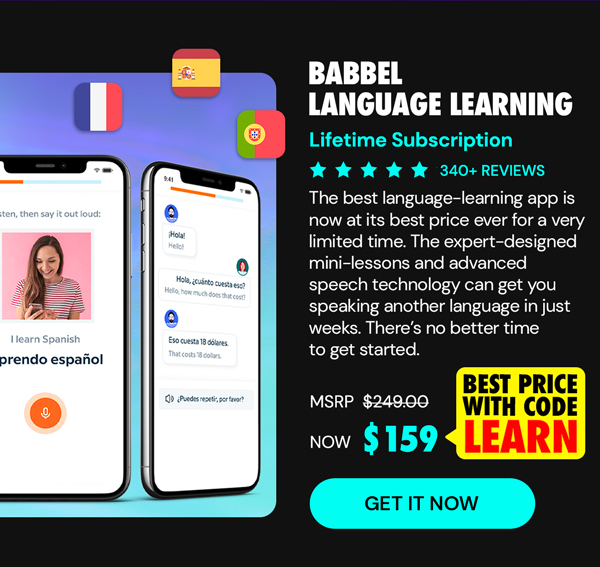Babbel Language Learning: Lifetime Subscription (All Languages)