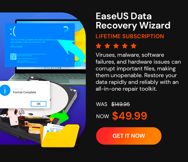 EaseUS Data Recovery Wizard: Lifetime Subscription