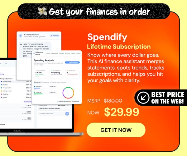 Spendify Lifetime Subscriptions