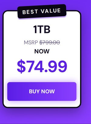Vault Cloud Storage: Lifetime Subscription 1TB