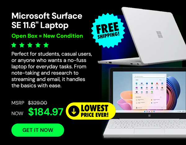 Microsoft Surface SE 11.6