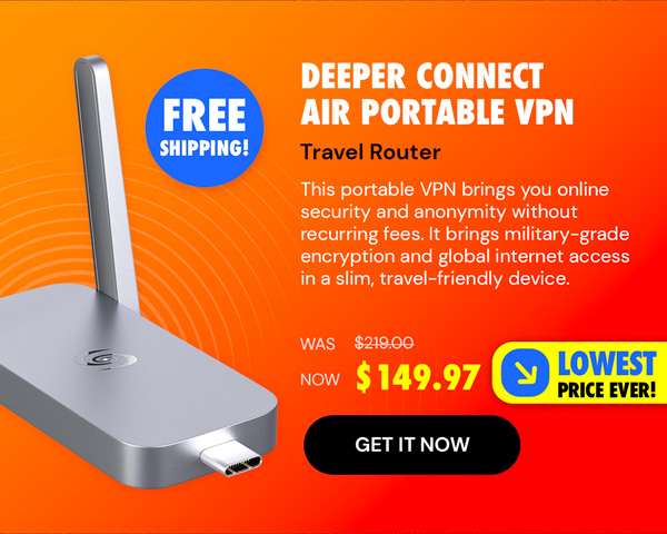 Deeper Connect Air Portable VPN Travel Router