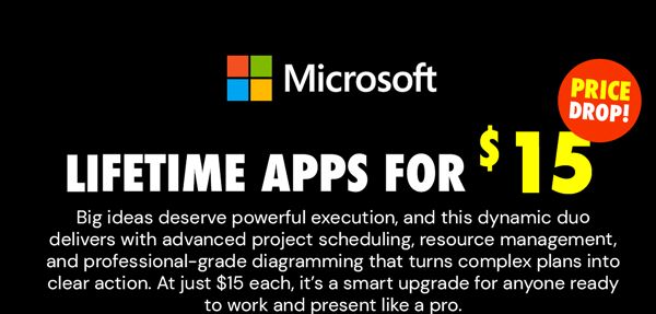 Microsoft Visio or Project 2021 for Windows | Lifetime License