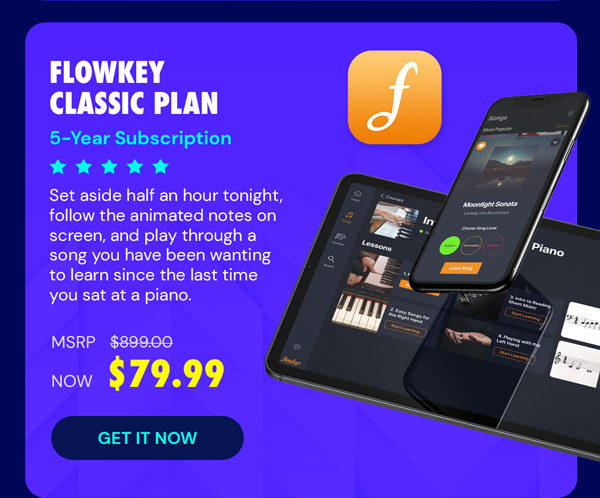 Flowkey Classic Plan: 5-Year Subscription