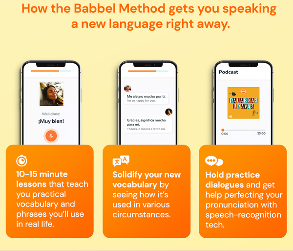 Babbel Language Learning: Lifetime Subscription (All Languages)