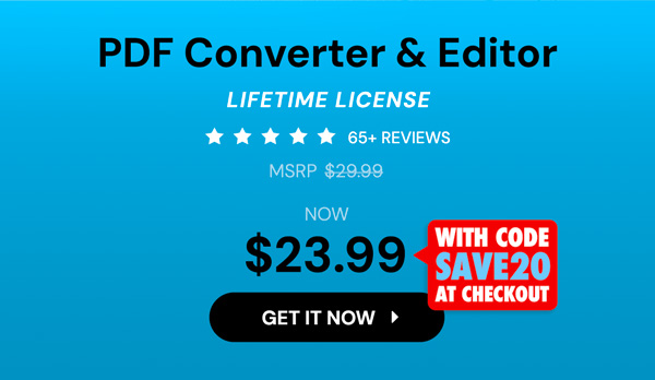 PDF Converter Pro: Lifetime License