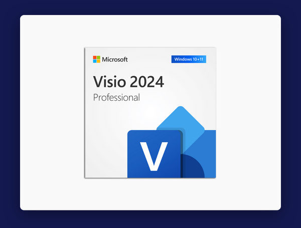 Microsoft Visio or Project 2024 Professional: Lifetime License for Windows
