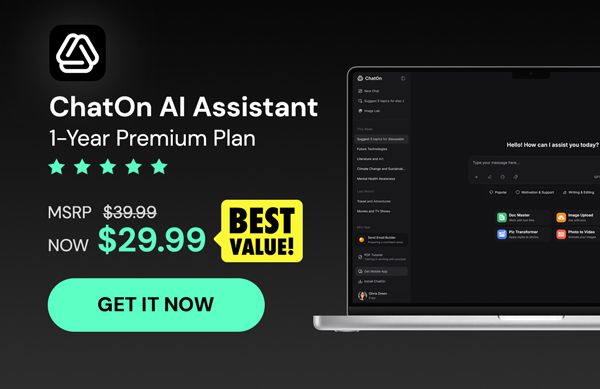 ChatOn AI Assistant Premium Plan: 1-5 Year Subscriptions Available